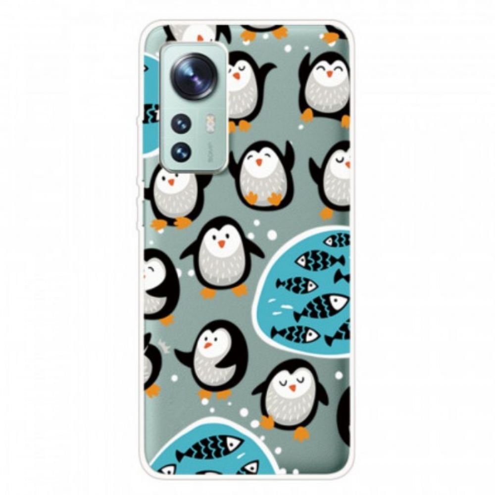 Hoesje voor Xiaomi 12 Pro Pinguïns