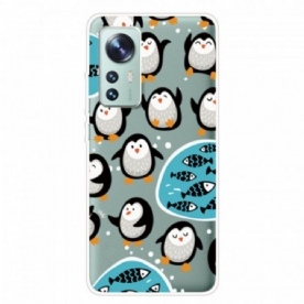 Hoesje voor Xiaomi 12 Pro Pinguïns