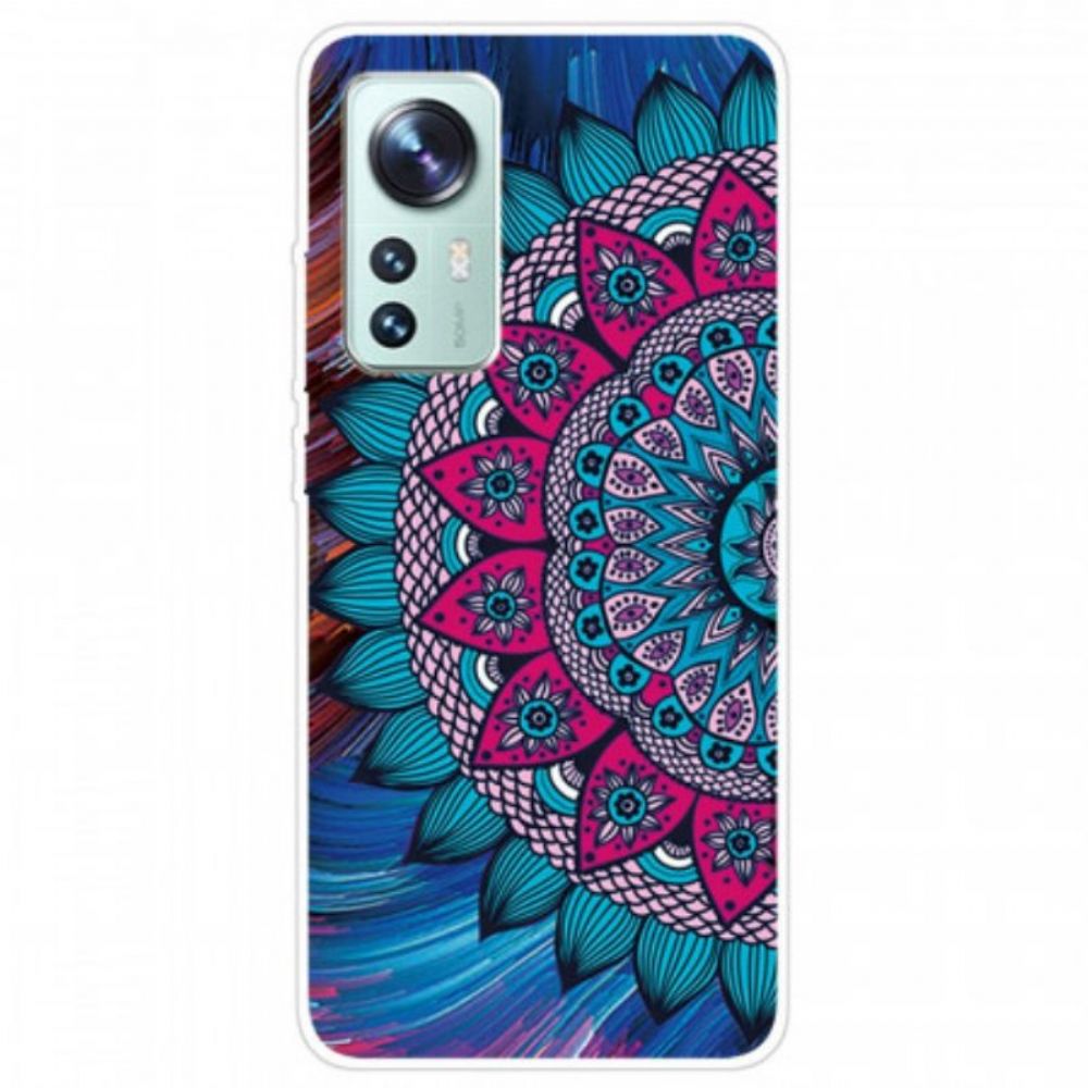 Hoesje voor Xiaomi 12 Pro Siliconen Mandala