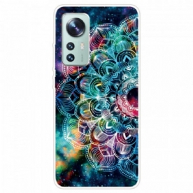 Hoesje voor Xiaomi 12 Pro Siliconen Mandala-ontwerp