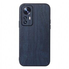 Hoesje voor Xiaomi 12 Pro Stijl Leer Houteffect