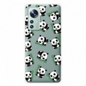 Telefoonhoesje voor Xiaomi 12 Pro Panda's