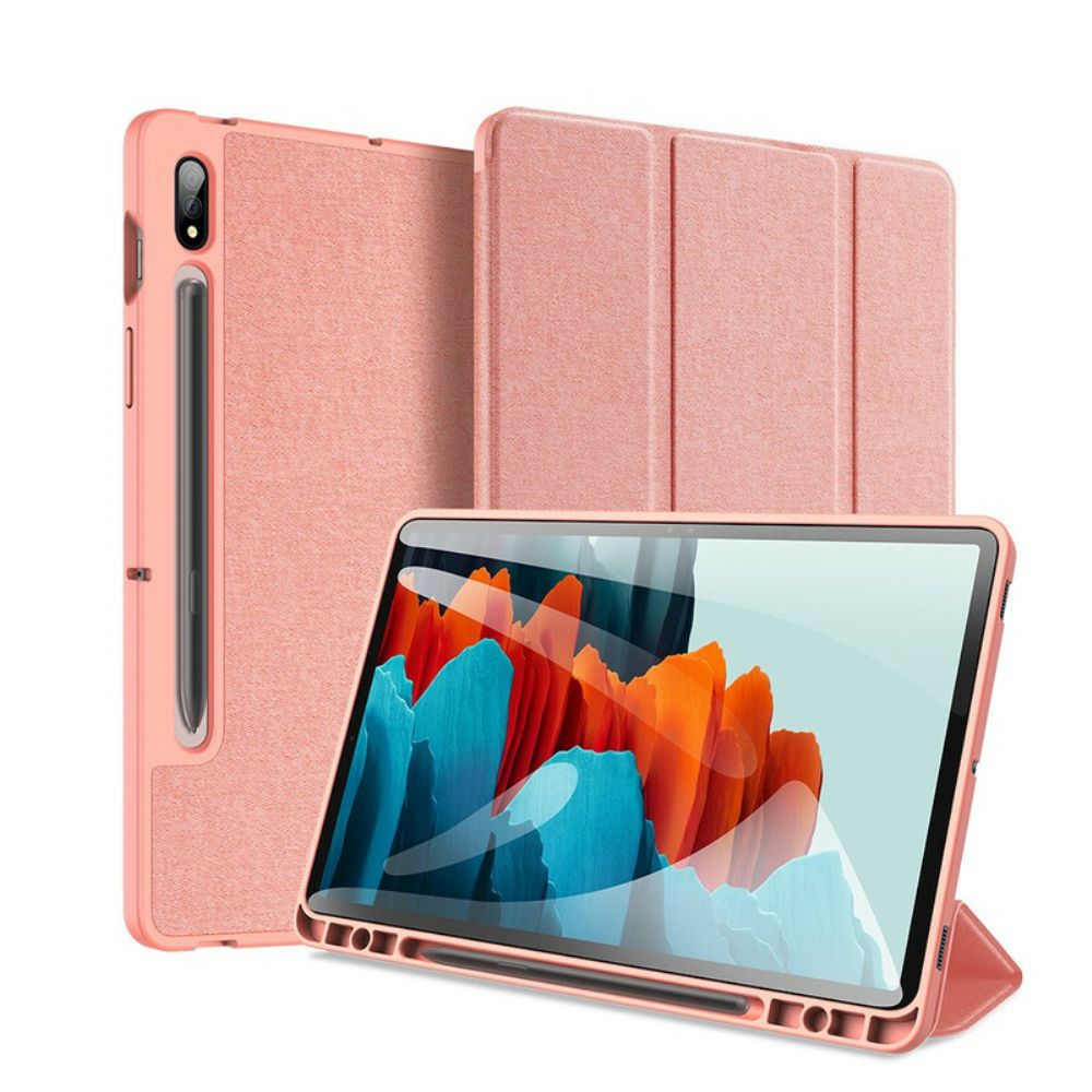 Bescherming Hoesje voor Samsung Galaxy Tab S7 / Tab S8 Domo-serie Dux-ducis