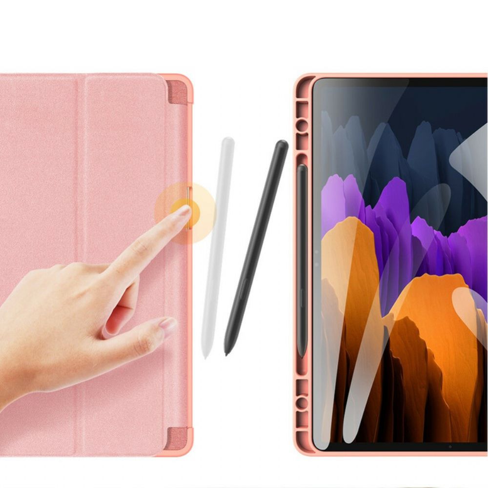 Bescherming Hoesje voor Samsung Galaxy Tab S7 / Tab S8 Domo-serie Dux-ducis