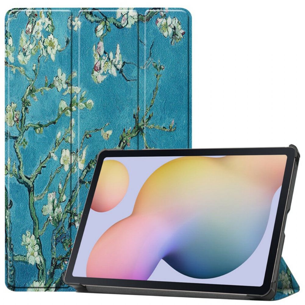 Bescherming Hoesje voor Samsung Galaxy Tab S7 / Tab S8 Takken Stylushouder