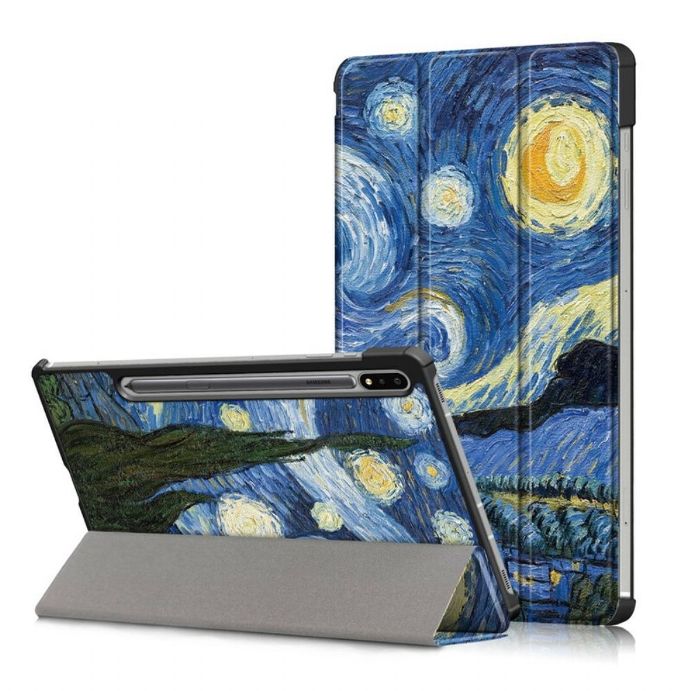 Bescherming Hoesje voor Samsung Galaxy Tab S7 / Tab S8 Verbeterde Van Gogh