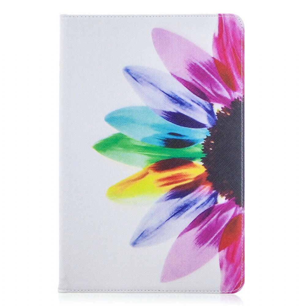 Case voor Samsung Galaxy Tab S7 / Tab S8 Aquarel Bloem