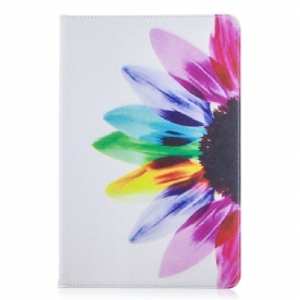 Case voor Samsung Galaxy Tab S7 / Tab S8 Aquarel Bloem