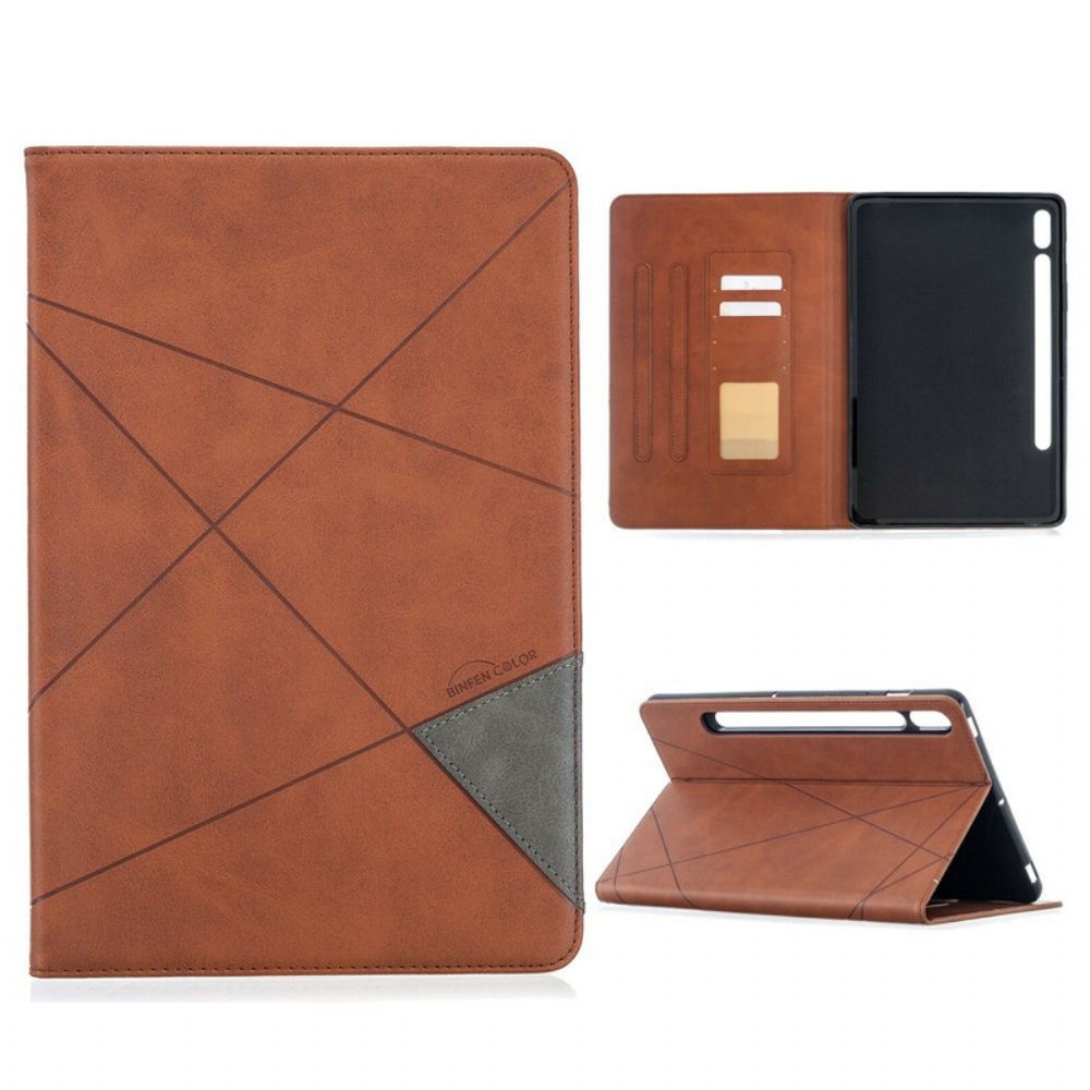 Case voor Samsung Galaxy Tab S7 / Tab S8 Geometrie