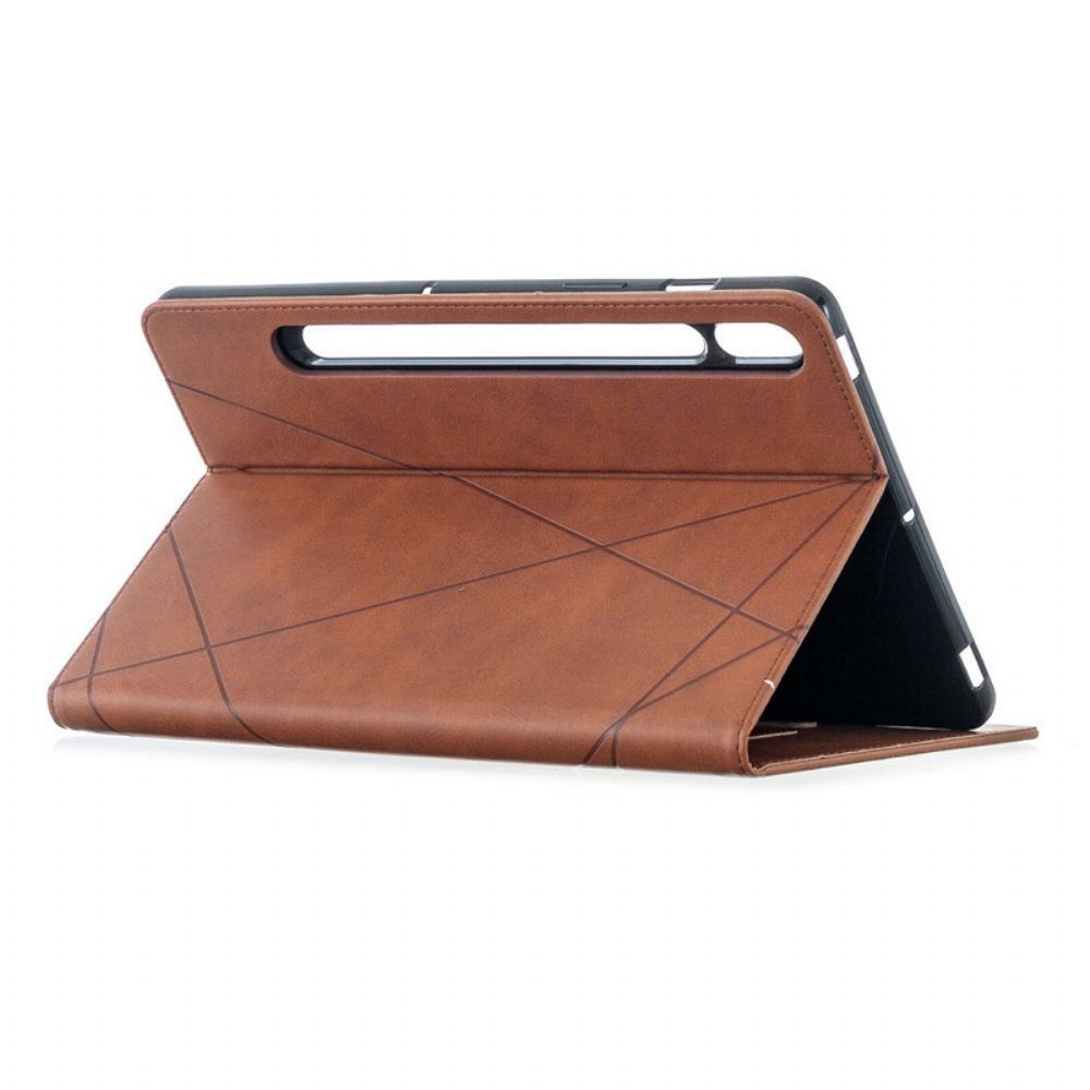 Case voor Samsung Galaxy Tab S7 / Tab S8 Geometrie