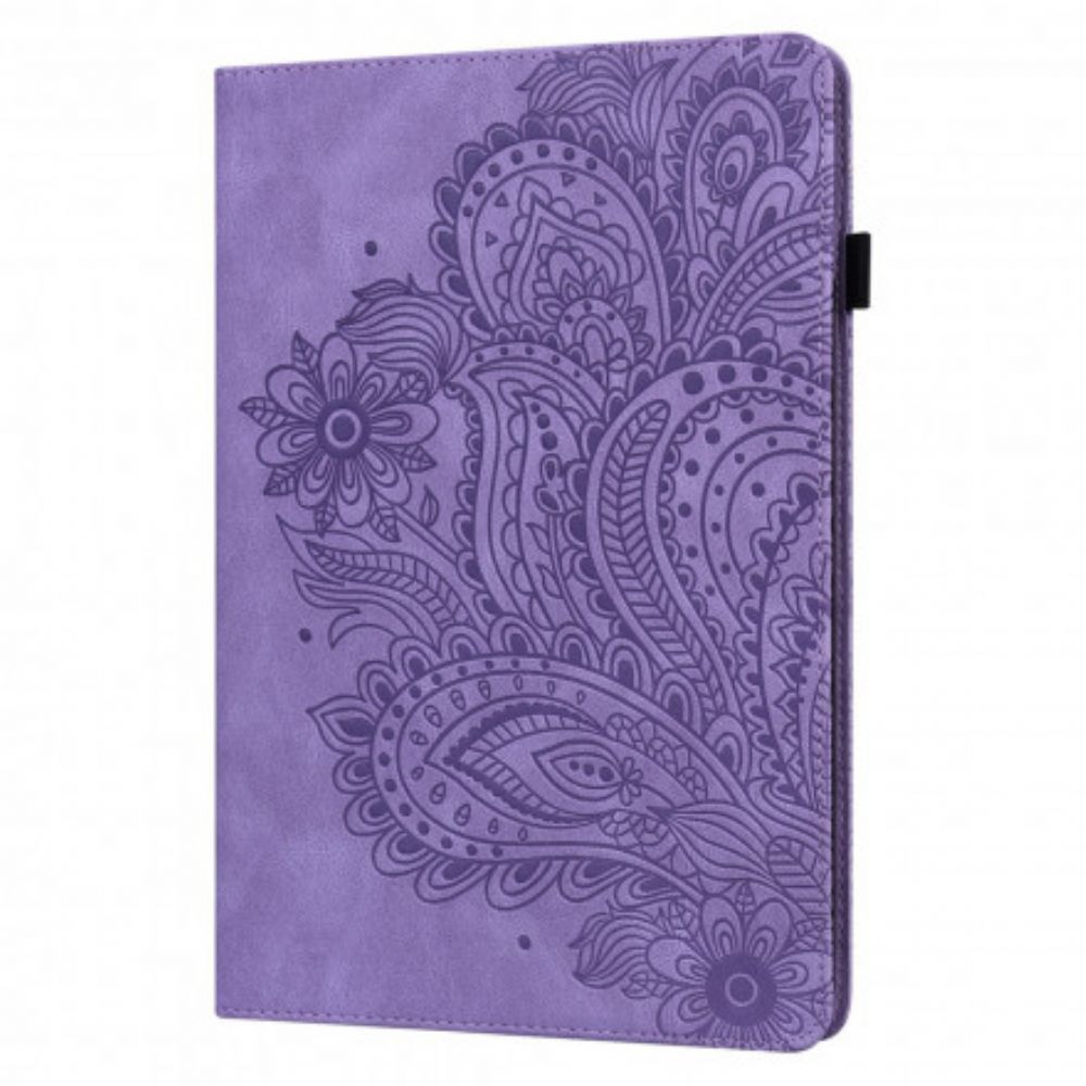 Cover voor Samsung Galaxy Tab S7 / Tab S8 Bloemenafdruk