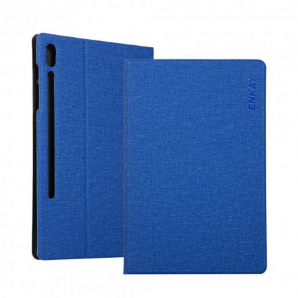 Cover voor Samsung Galaxy Tab S7 / Tab S8 Enkay-stof