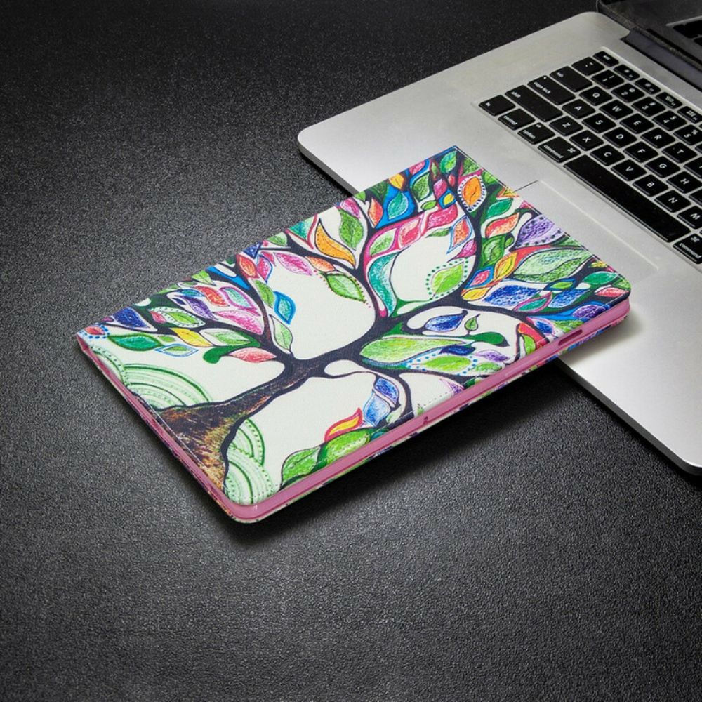 Cover voor Samsung Galaxy Tab S7 / Tab S8 Gekleurde Boom