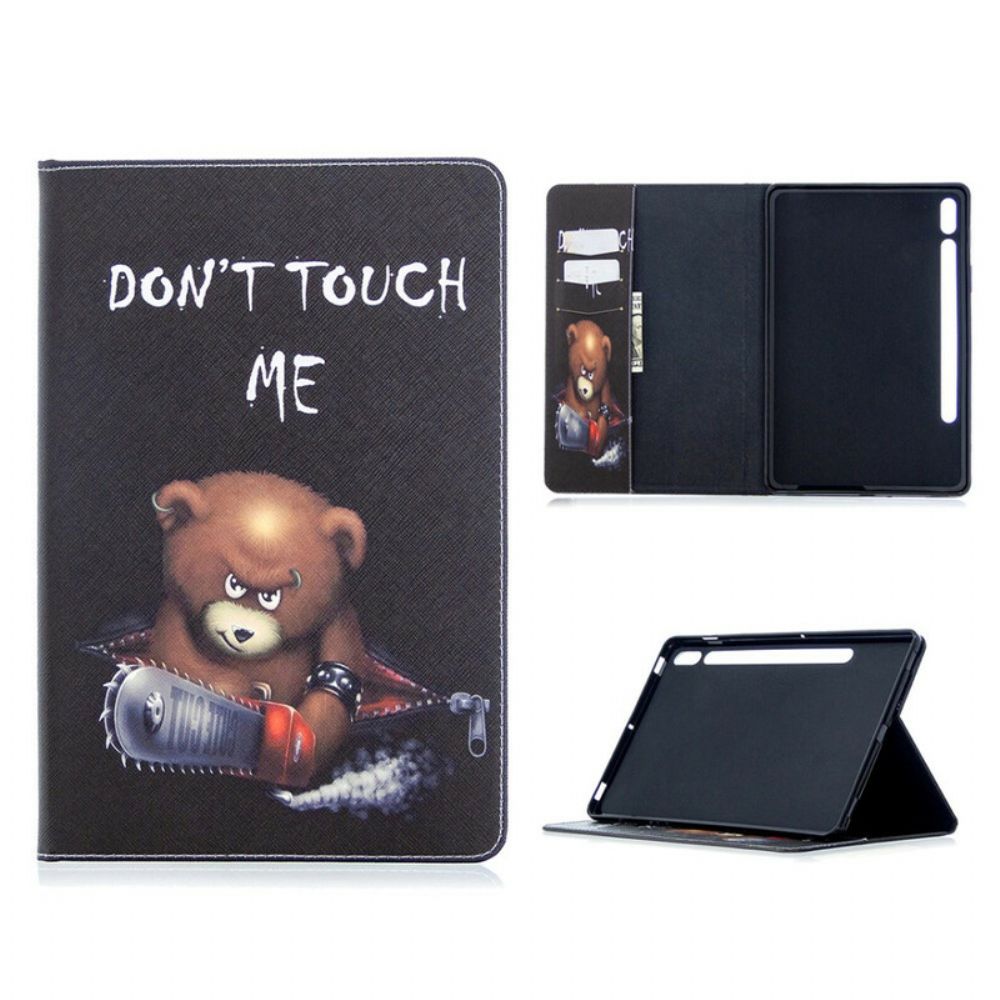 Cover voor Samsung Galaxy Tab S7 / Tab S8 Gevaarlijke Beer