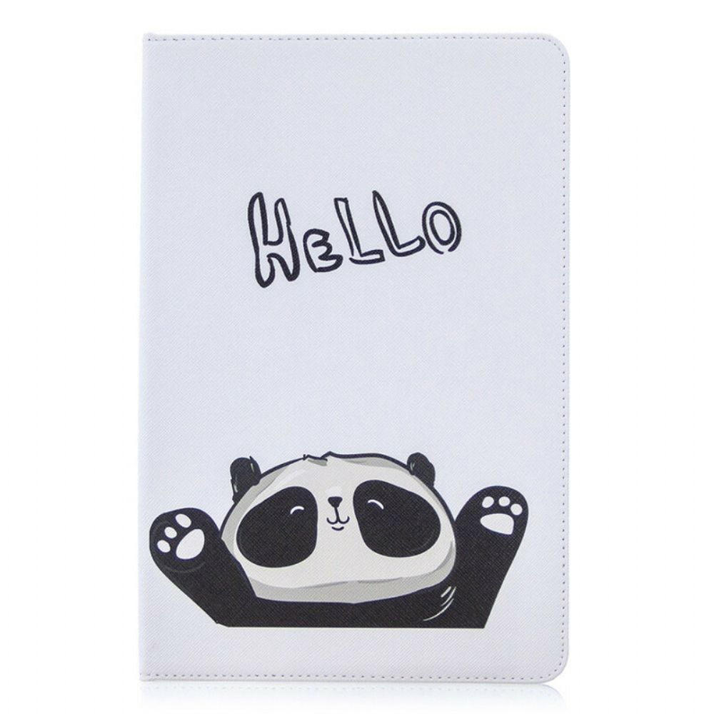 Cover voor Samsung Galaxy Tab S7 / Tab S8 Panda Gedrukt Patroon