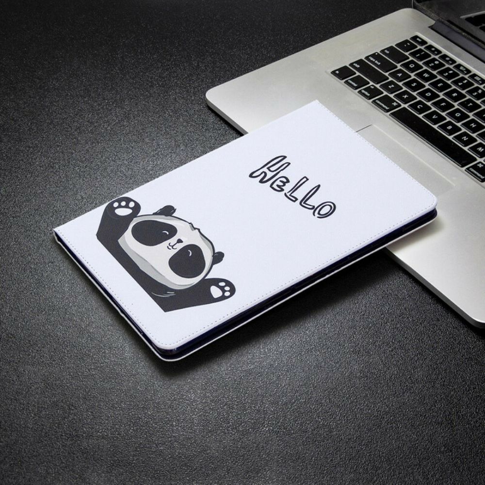 Cover voor Samsung Galaxy Tab S7 / Tab S8 Panda Gedrukt Patroon