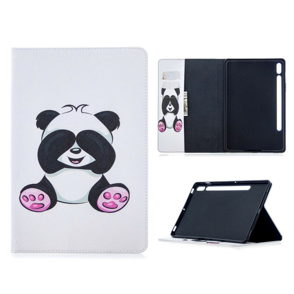 Cover voor Samsung Galaxy Tab S7 / Tab S8 Pandaplezier