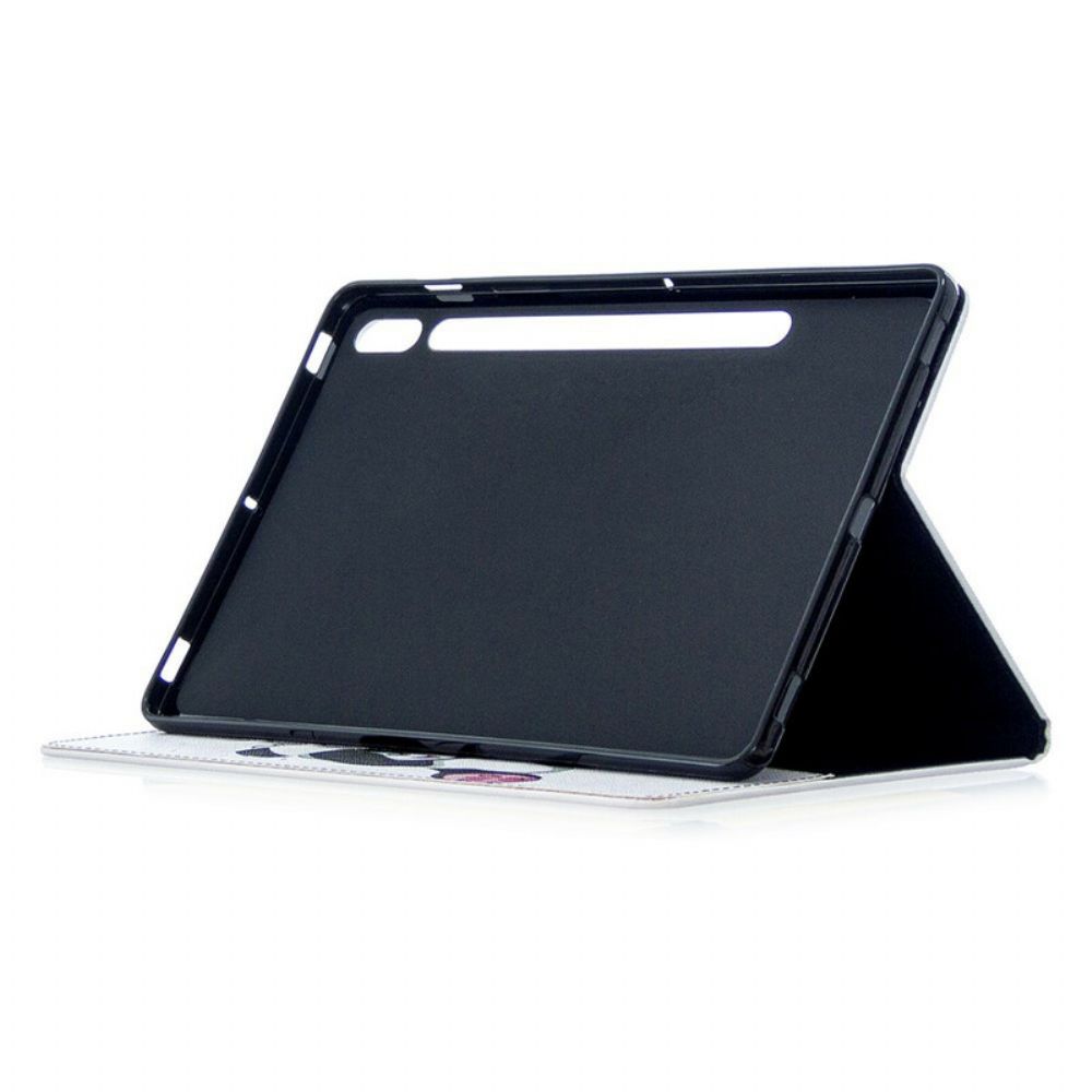 Cover voor Samsung Galaxy Tab S7 / Tab S8 Pandaplezier