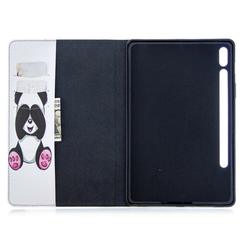 Cover voor Samsung Galaxy Tab S7 / Tab S8 Pandaplezier