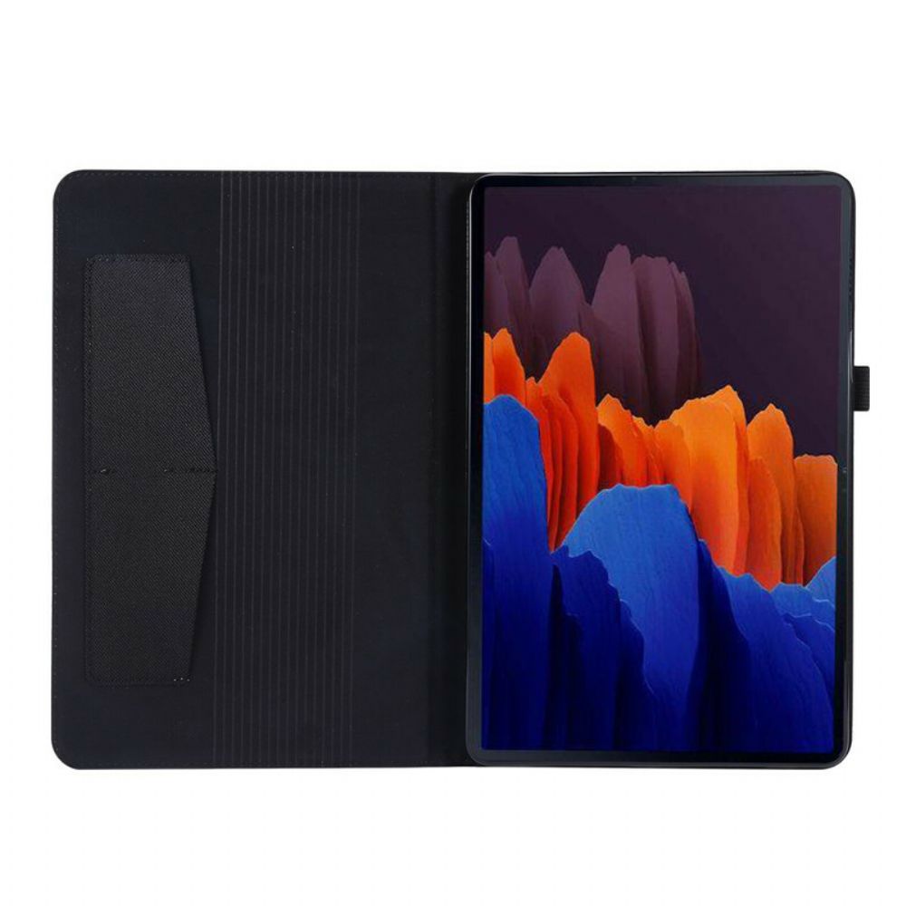 Cover voor Samsung Galaxy Tab S7 / Tab S8 Premium Doek