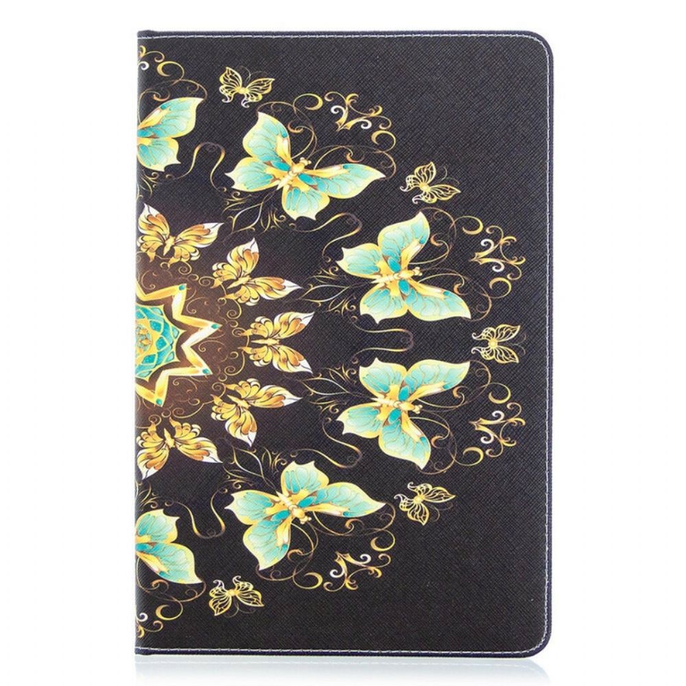 Cover voor Samsung Galaxy Tab S7 / Tab S8 Vlinders Kunst