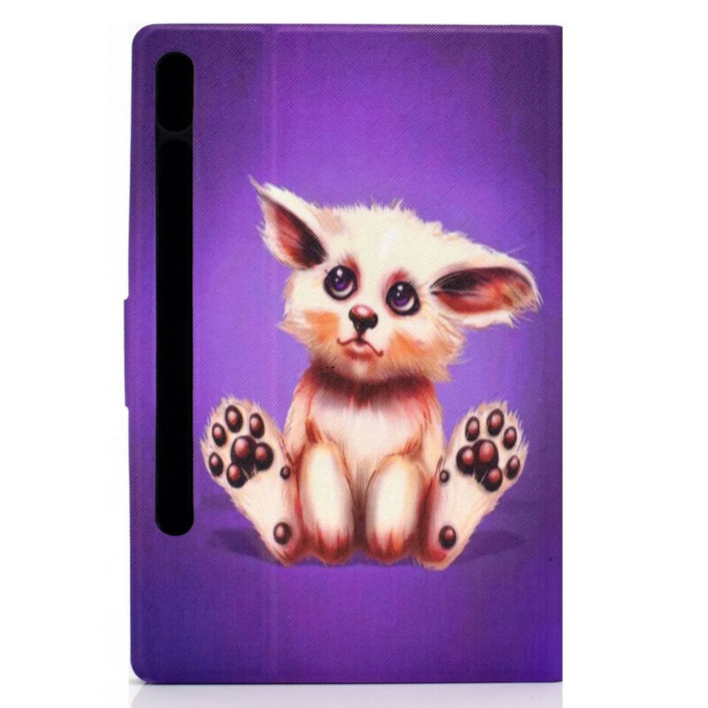 Flip Case voor Samsung Galaxy Tab S7 / Tab S8 Grappige Kat