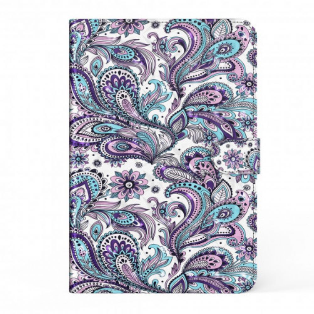 Flip Case voor Samsung Galaxy Tab S7 / Tab S8 Paisley-patroon