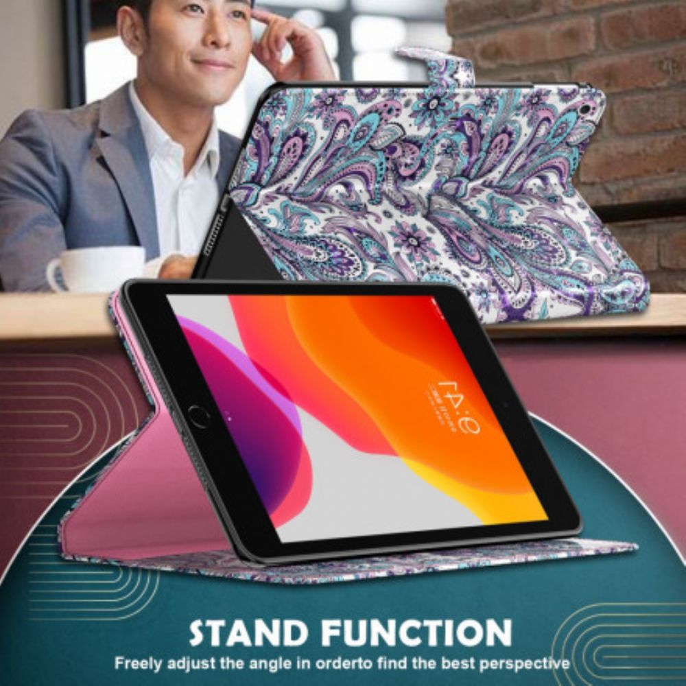 Flip Case voor Samsung Galaxy Tab S7 / Tab S8 Paisley-patroon