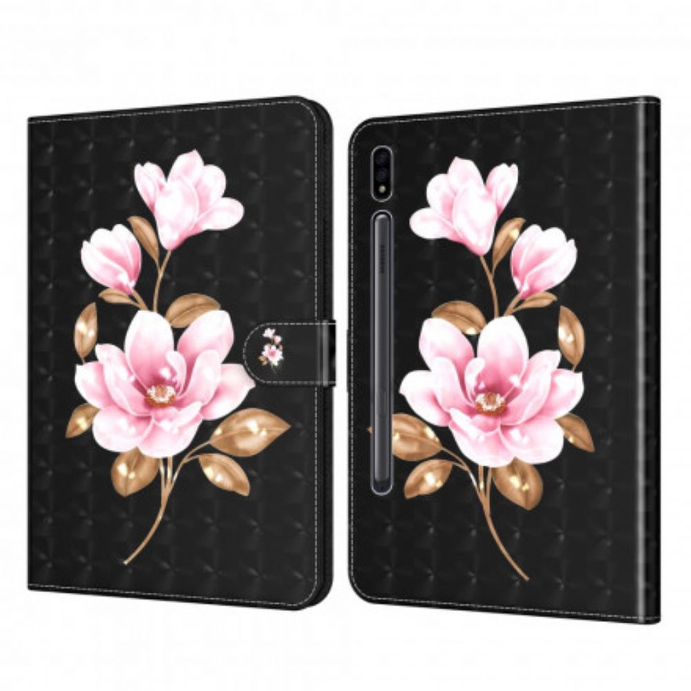 Folio-hoesje voor Samsung Galaxy Tab S7 / Tab S8 Boom Bloemen