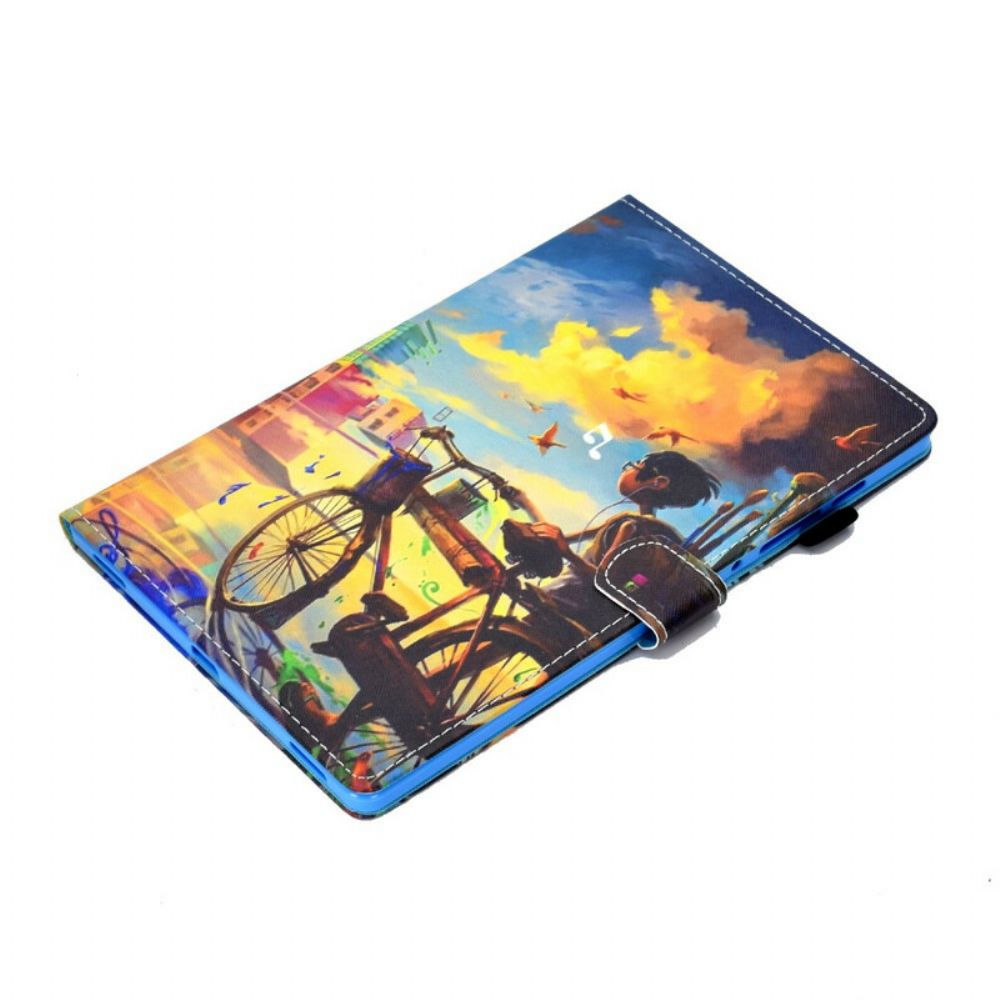 Folio-hoesje voor Samsung Galaxy Tab S7 / Tab S8 Fietskunst