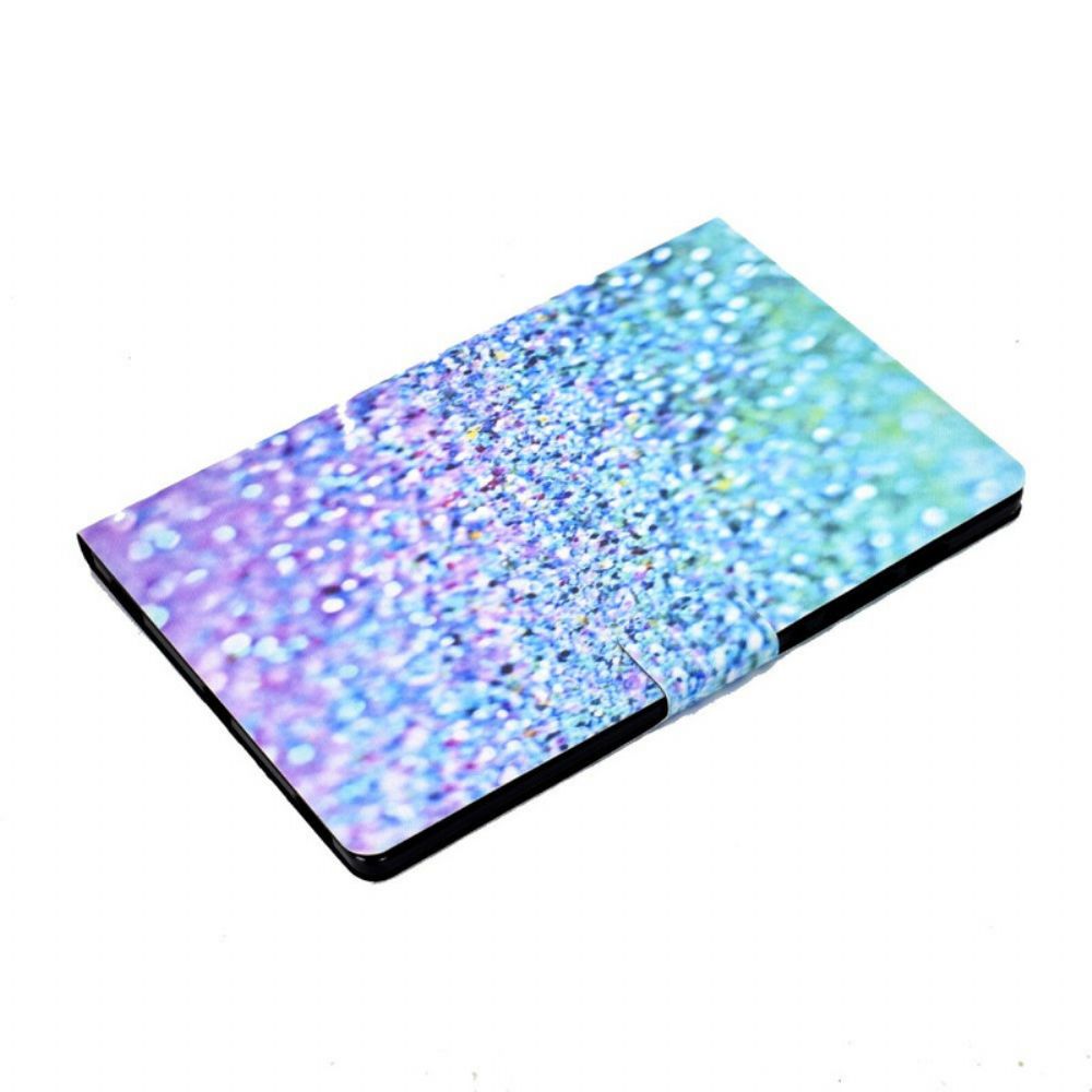 Folio-hoesje voor Samsung Galaxy Tab S7 / Tab S8 Glanzende Pailletten