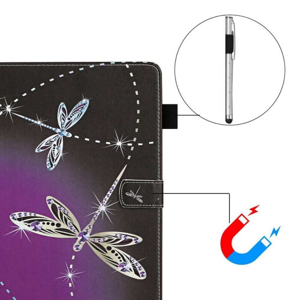 Folio-hoesje voor Samsung Galaxy Tab S7 / Tab S8 Libellen