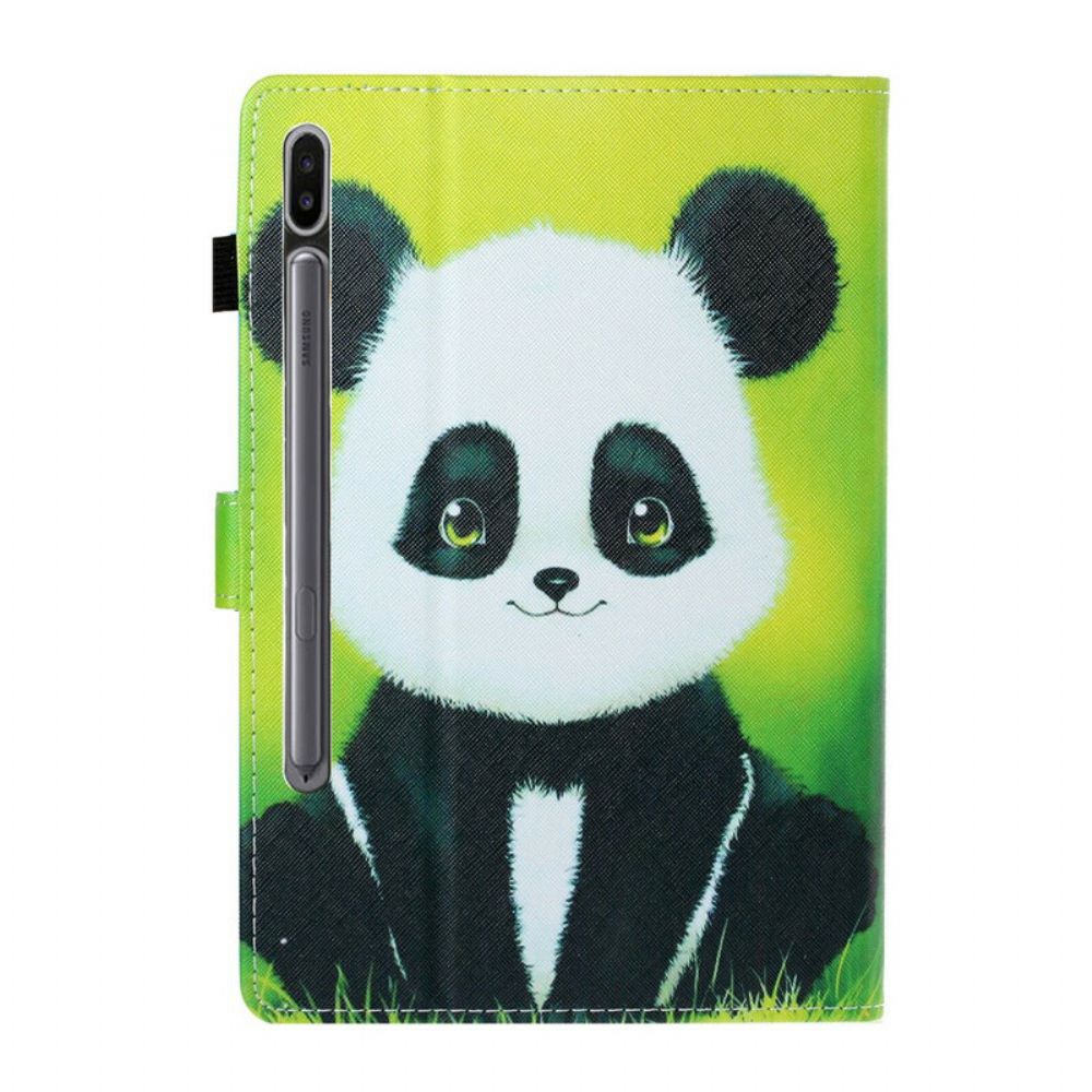 Folio-hoesje voor Samsung Galaxy Tab S7 / Tab S8 Schattige Panda