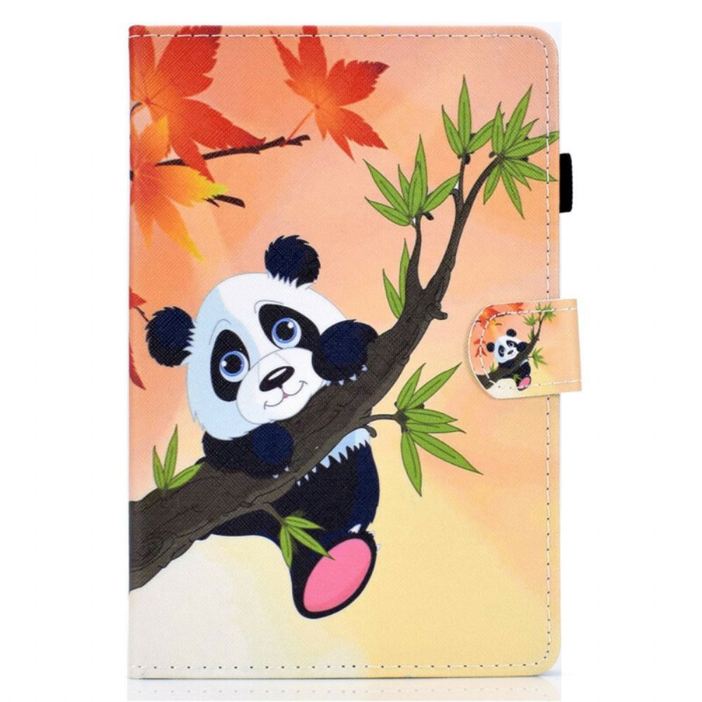 Folio-hoesje voor Samsung Galaxy Tab S7 / Tab S8 Schattige Panda