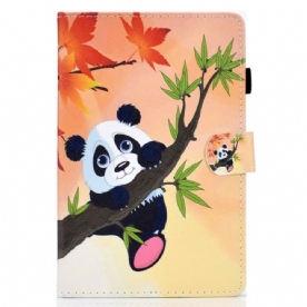 Folio-hoesje voor Samsung Galaxy Tab S7 / Tab S8 Schattige Panda