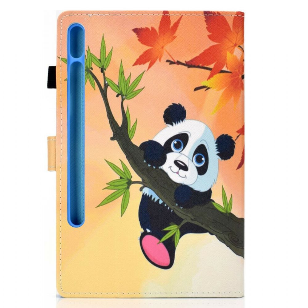 Folio-hoesje voor Samsung Galaxy Tab S7 / Tab S8 Schattige Panda