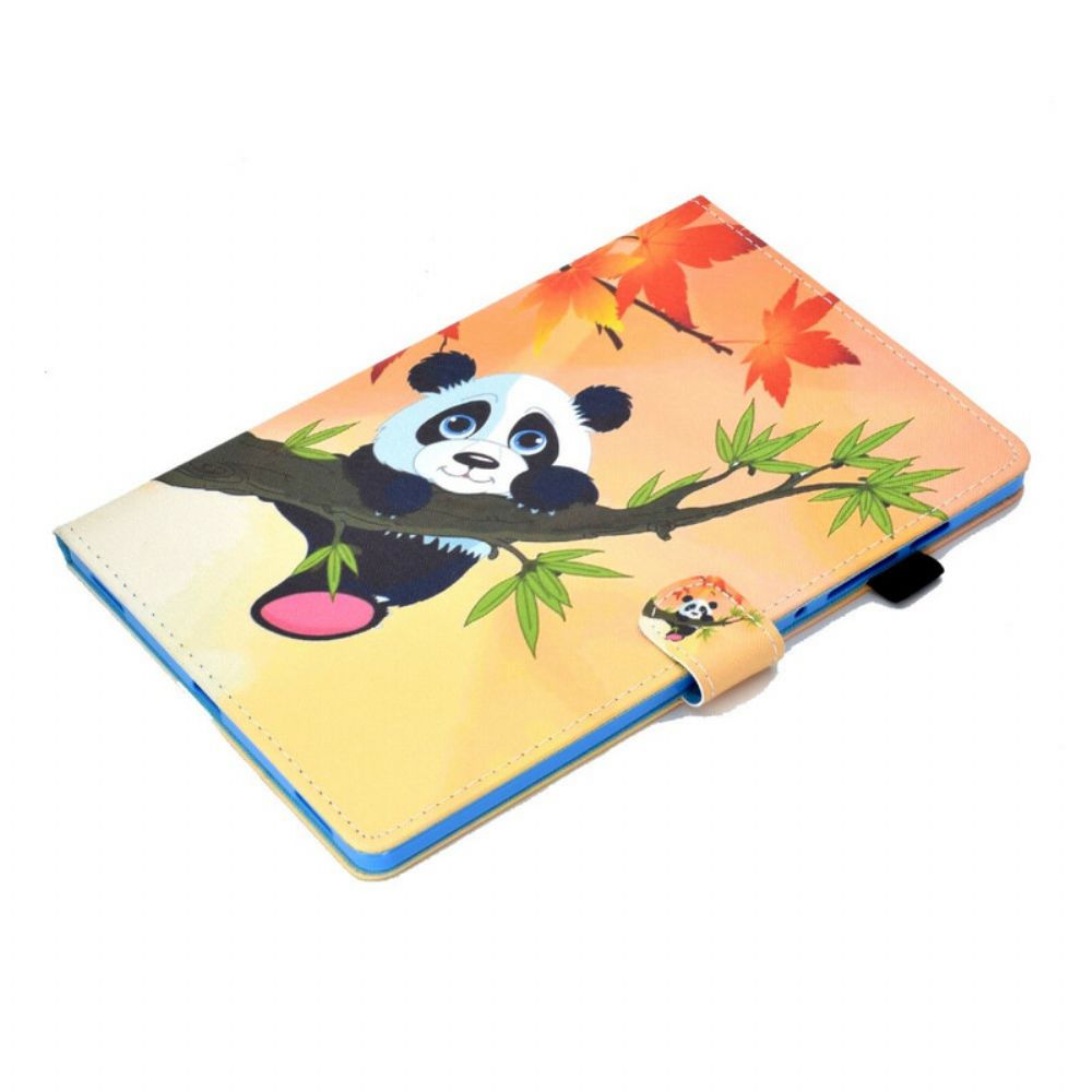 Folio-hoesje voor Samsung Galaxy Tab S7 / Tab S8 Schattige Panda