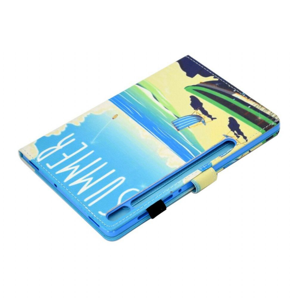 Folio-hoesje voor Samsung Galaxy Tab S7 / Tab S8 Strand