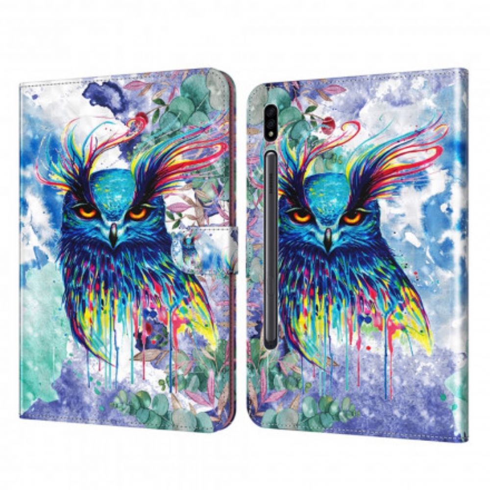 Folio-hoesje voor Samsung Galaxy Tab S7 / Tab S8 Uil