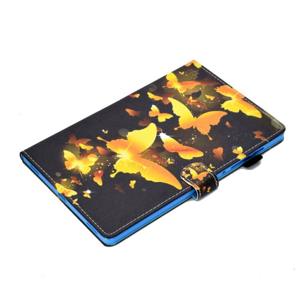 Folio-hoesje voor Samsung Galaxy Tab S7 / Tab S8 Unieke Vlinders