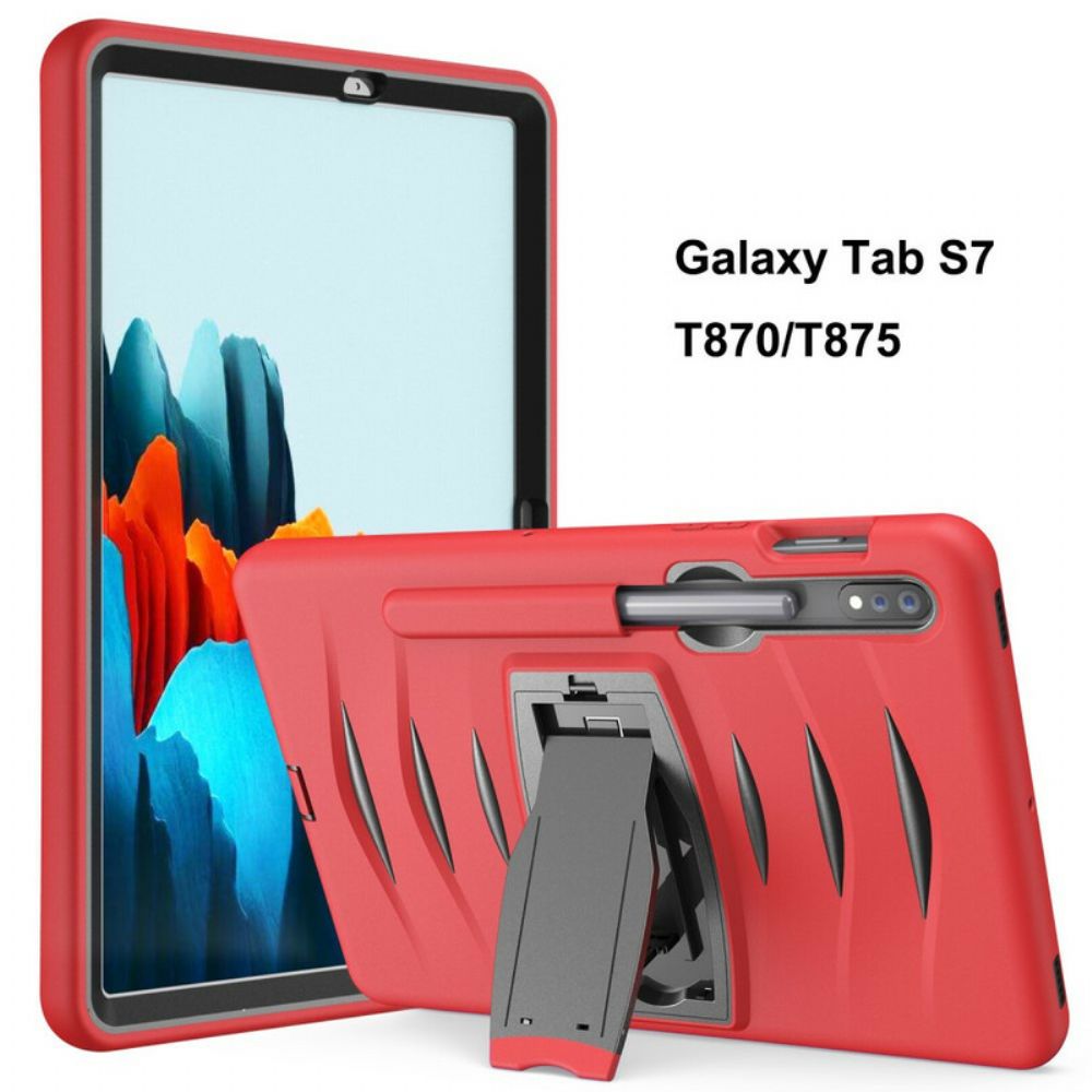 Hoesje voor Samsung Galaxy Tab S7 / Tab S8 Bescherming Hoesje Bumperbescherming Met Beugel