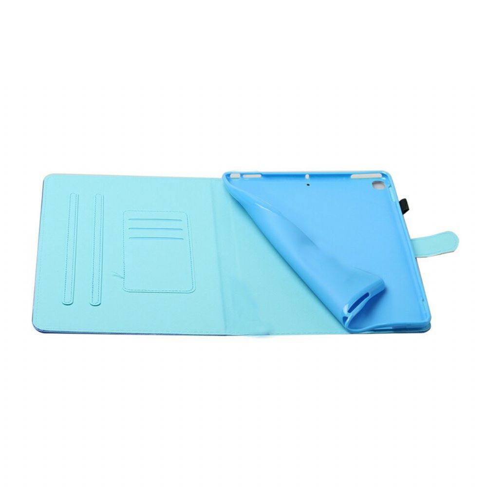 Leren Hoesje voor Samsung Galaxy Tab S7 / Tab S8 Baby Tijger