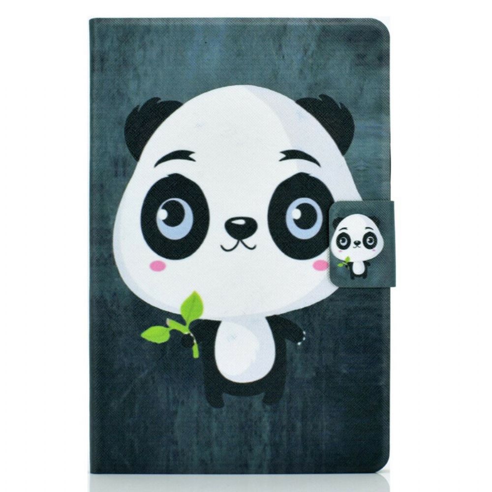 Leren Hoesje voor Samsung Galaxy Tab S7 / Tab S8 Babypanda