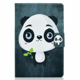 Leren Hoesje voor Samsung Galaxy Tab S7 / Tab S8 Babypanda