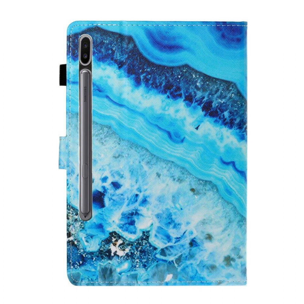 Leren Hoesje voor Samsung Galaxy Tab S7 / Tab S8 Golf