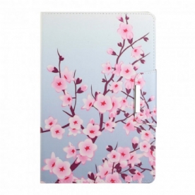 Leren Hoesje voor Samsung Galaxy Tab S7 / Tab S8 Sakura