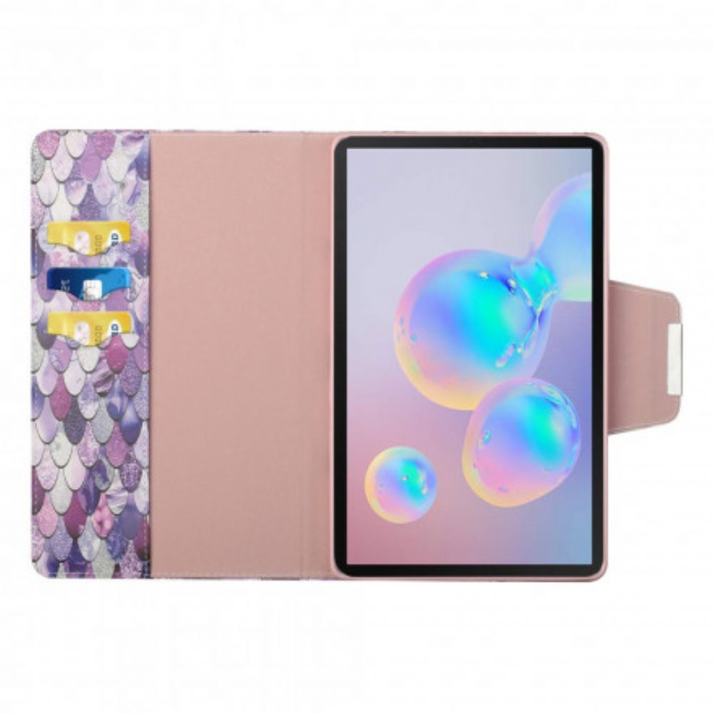 Leren Hoesje voor Samsung Galaxy Tab S7 / Tab S8 Schalen