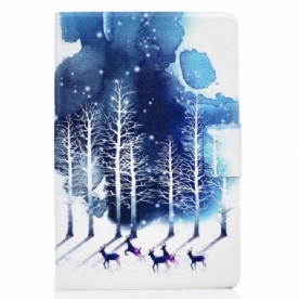 Leren Hoesje voor Samsung Galaxy Tab S7 / Tab S8 Winter