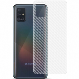 Achterste Beschermfolie Voor Samsung Galaxy A51 Carbon Style Imak