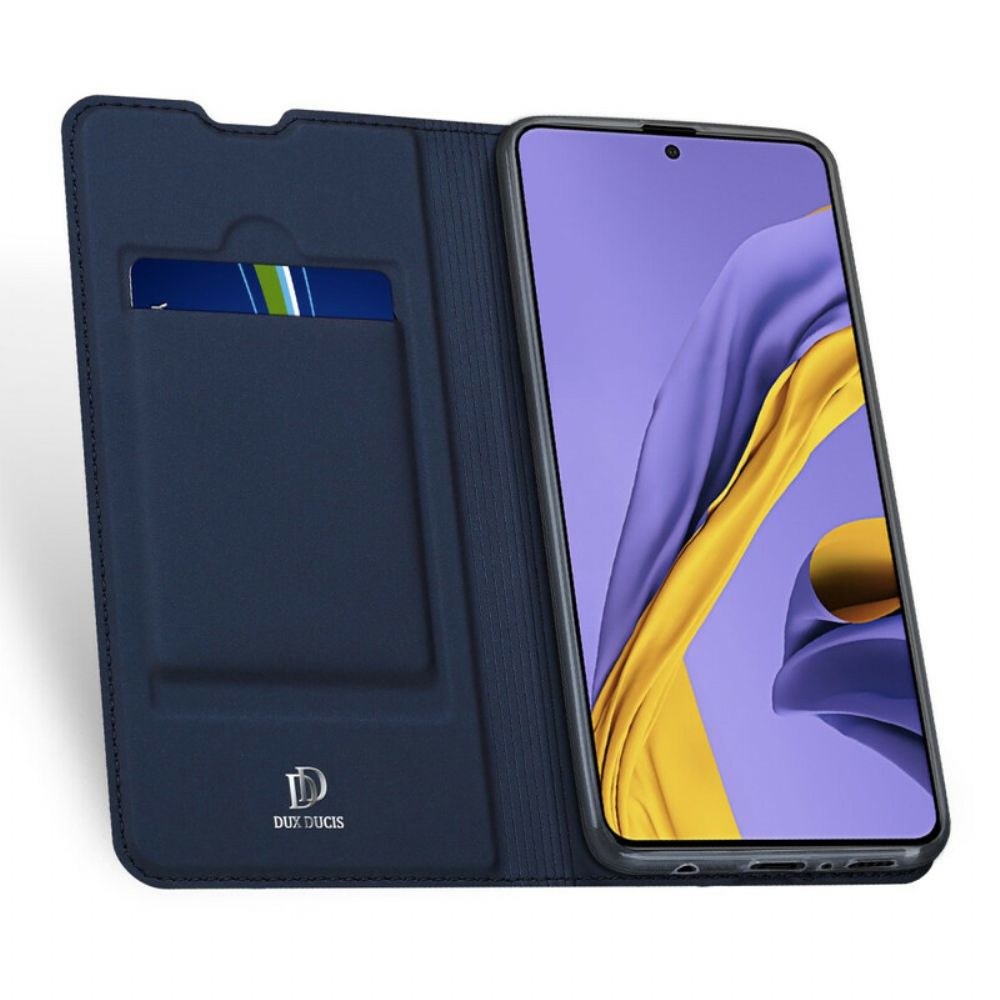 Bescherming Hoesje voor Samsung Galaxy A51 Folio-hoesje Dux Ducis Pro-skin